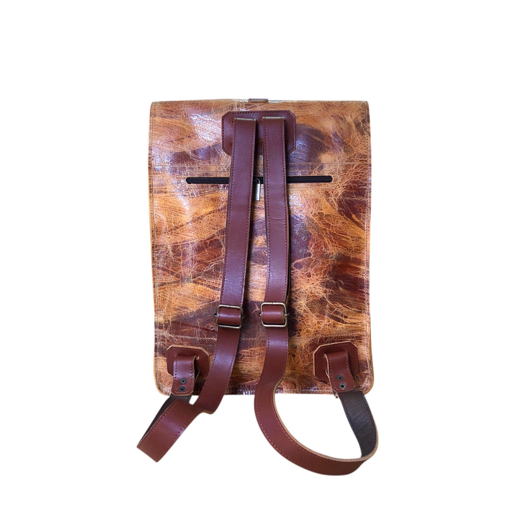 Mochila Viajera Petit Amarillo Encerado