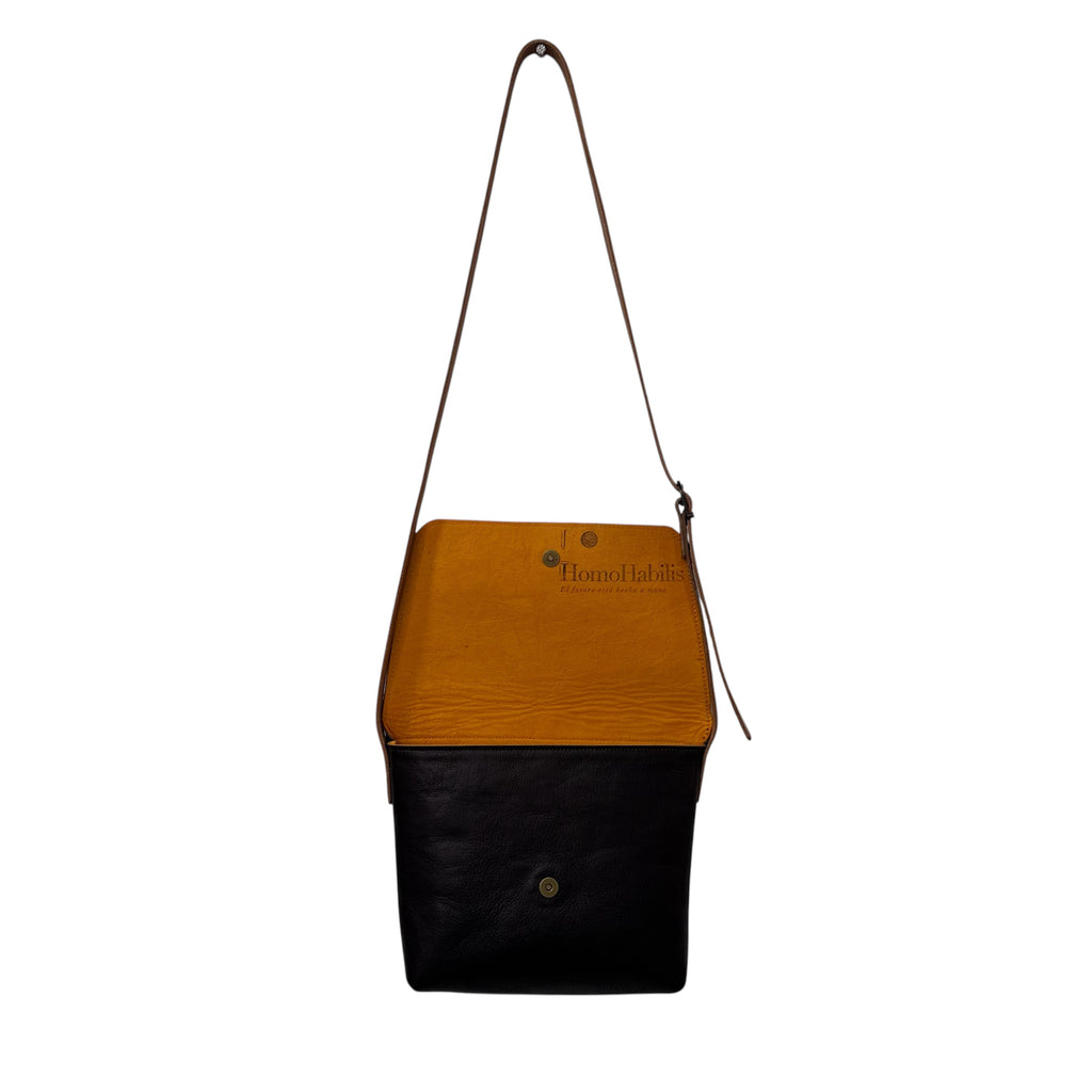 Bolso Nómada Marrón / Amarillo