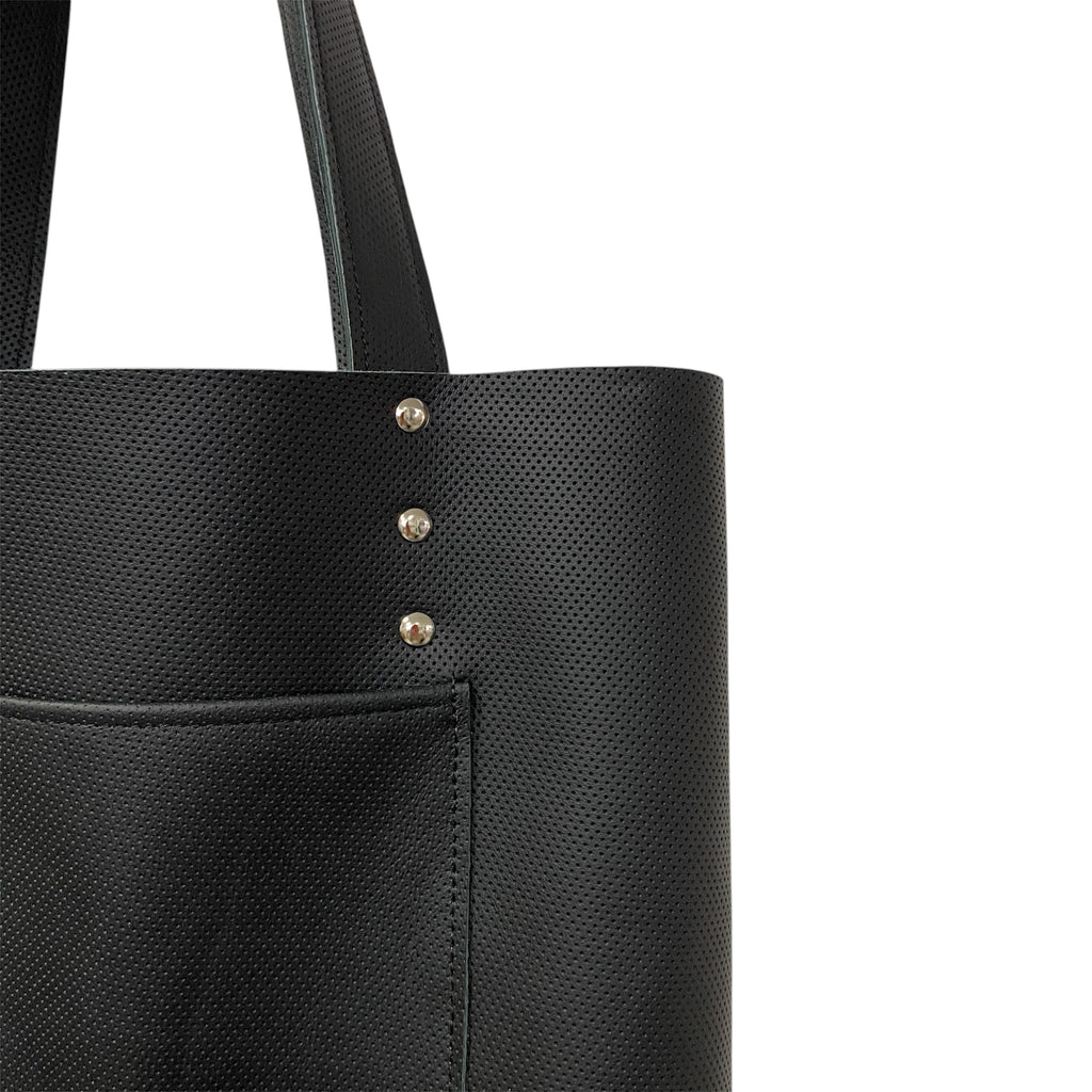 Tote Simple Negro Textura