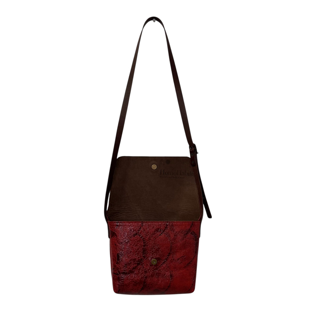 Bolso Nómada Rojo Encerado