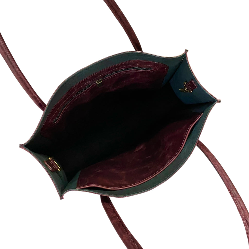 Bolso Leonora Vino Mármol