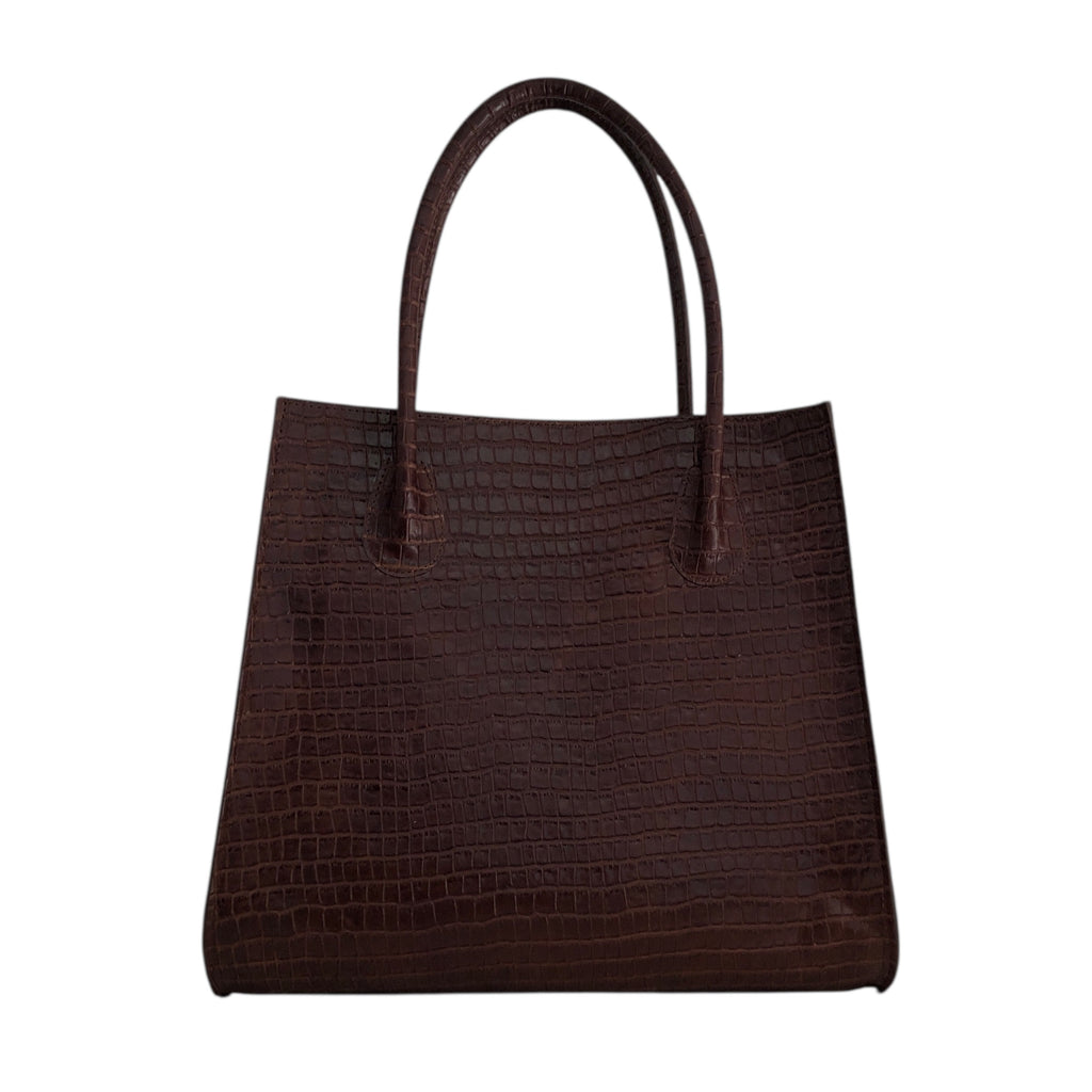 Bolso Leonora Café Print