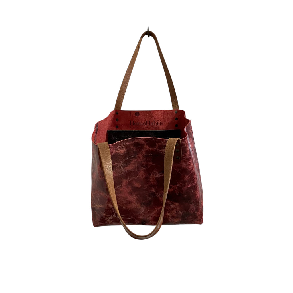 Tote Nova Rojo Encerado