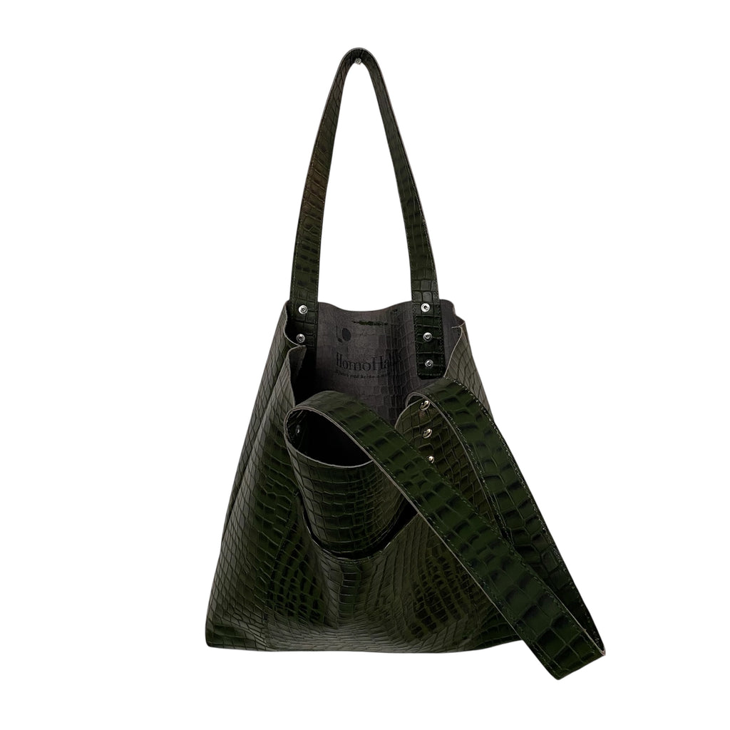 Tote Simple Verde Print
