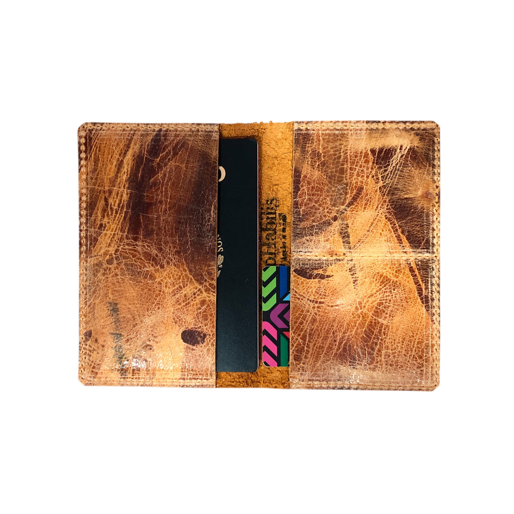 Porta Pasaporte HH Café Marmoleado