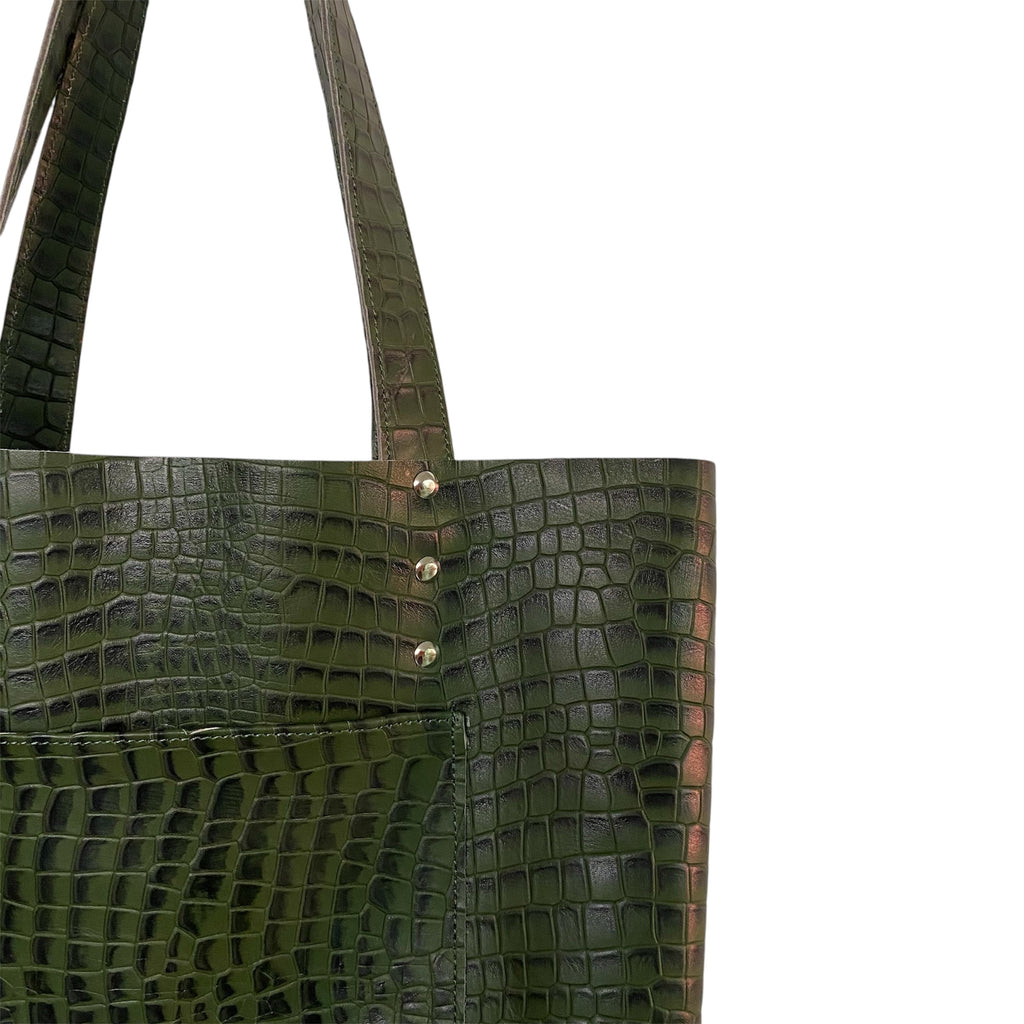 Tote Simple Verde Print