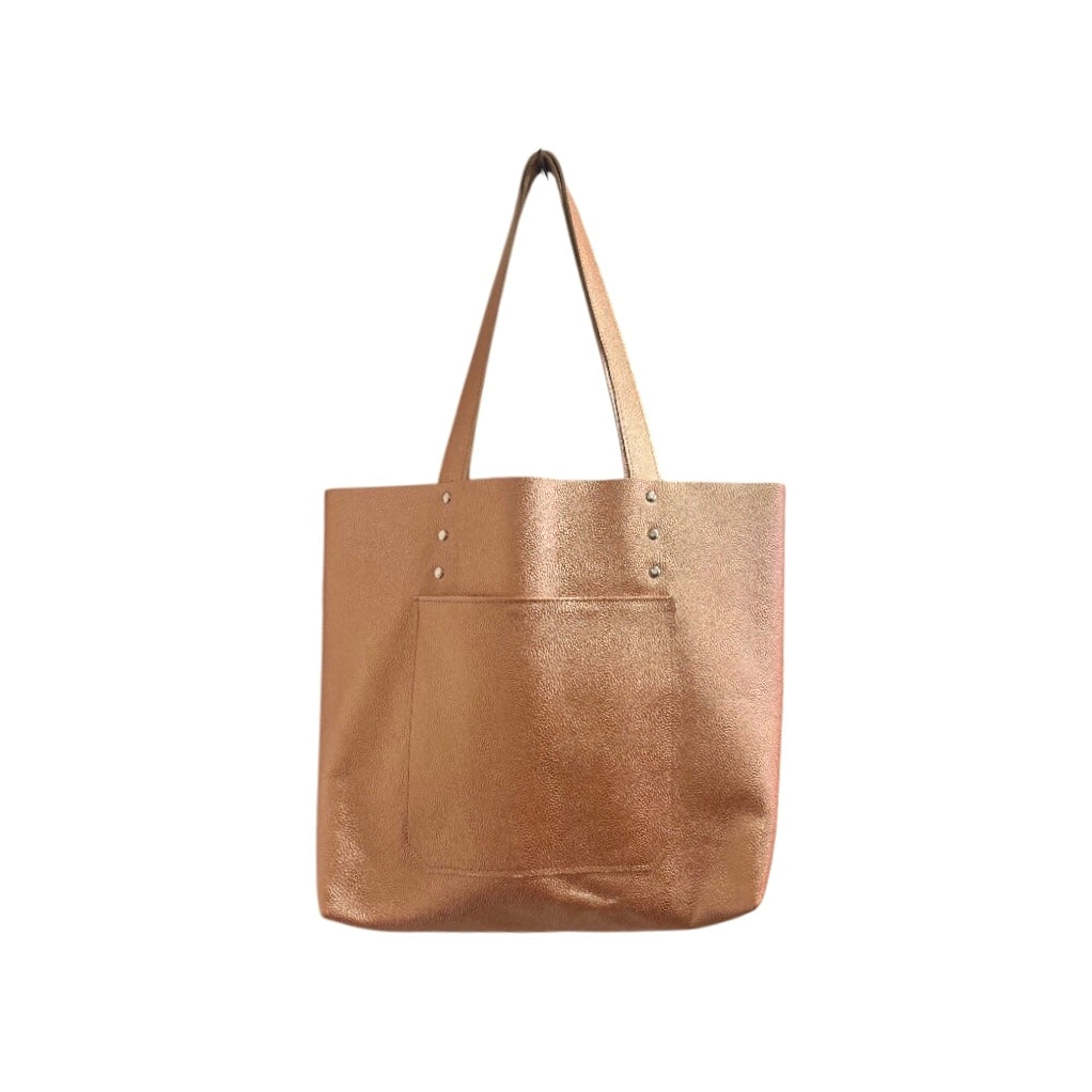 Tote Simple Rosa Metálico