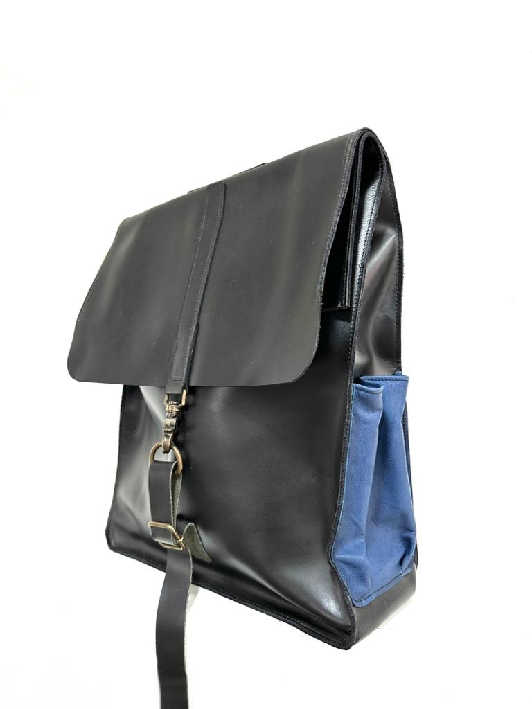 Mochila Viajera HH Negro/ Azul