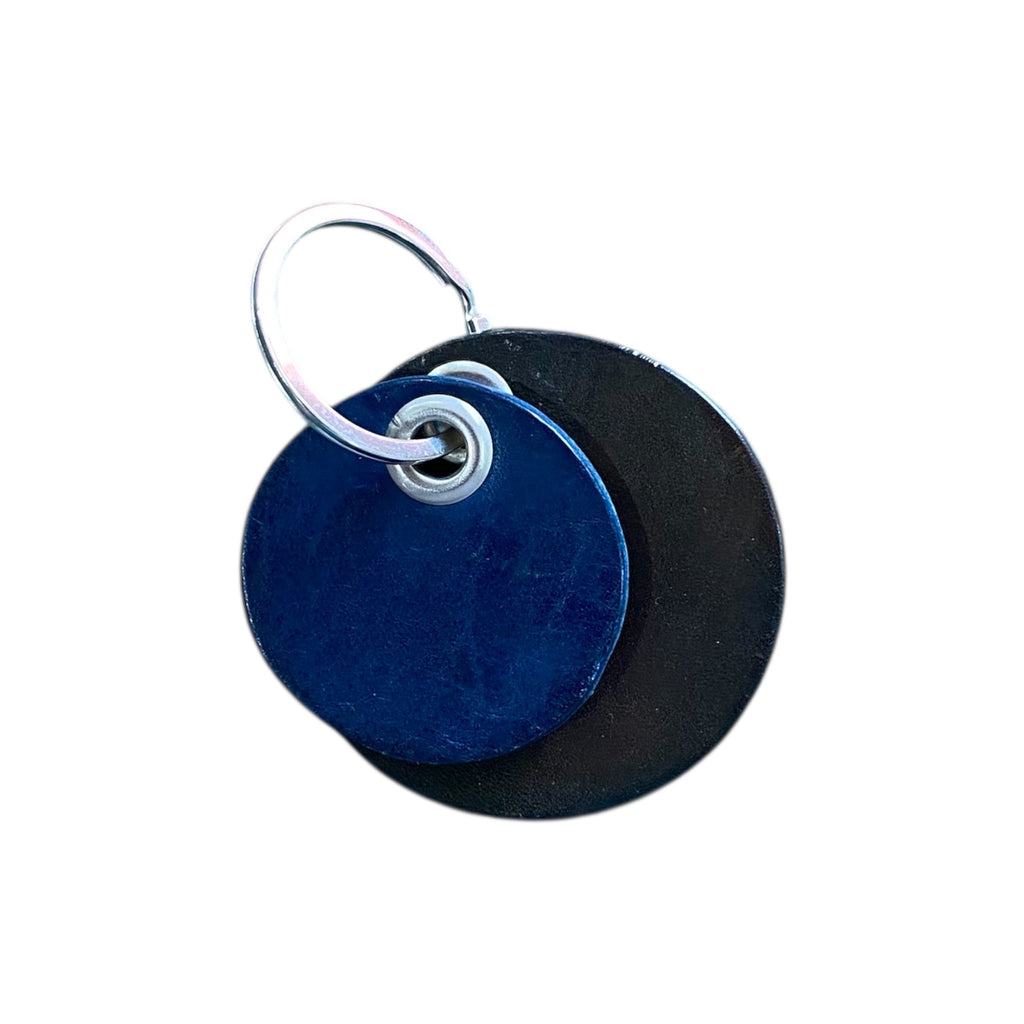 LLAVERO CIRCULO Negro-Azul