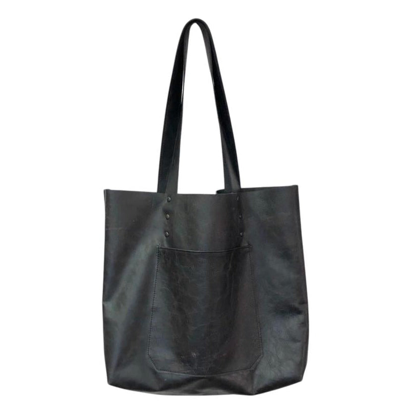 Tote Simple Negro Print