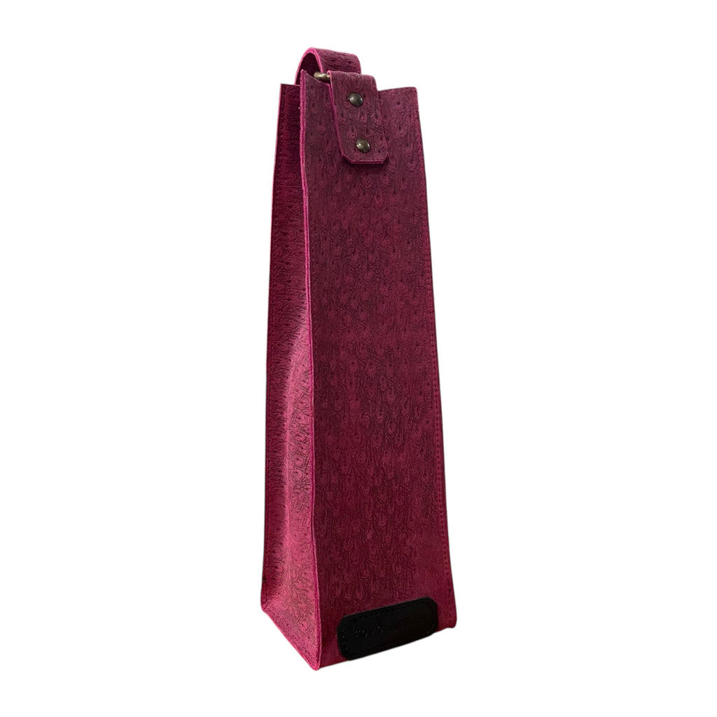 Porta Vino Textura Rosa
